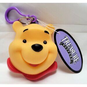 Applause 100 Acre Collection Juvenile Pooh Treasure Keeper Keychain Purple Clip